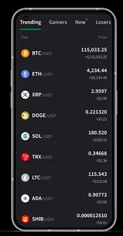 CoinPayments Clone App
