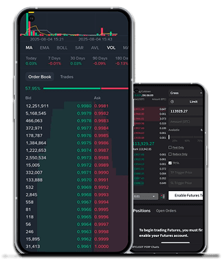 WazirX App Screens