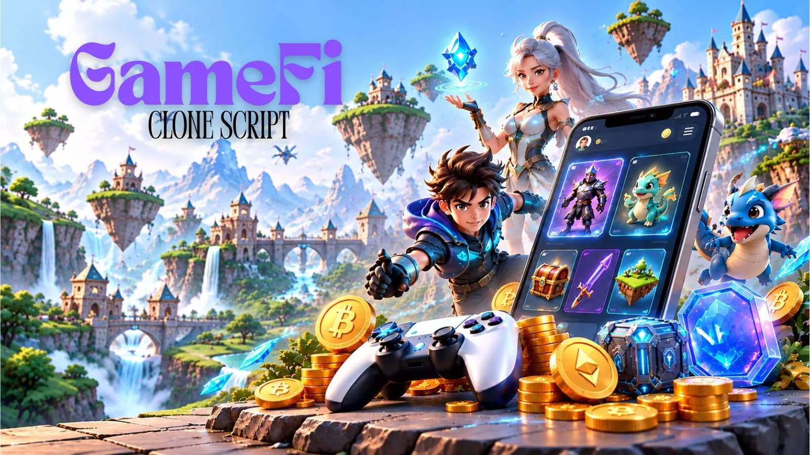 GameFi Clone Script: Key Features and Business Opportunities